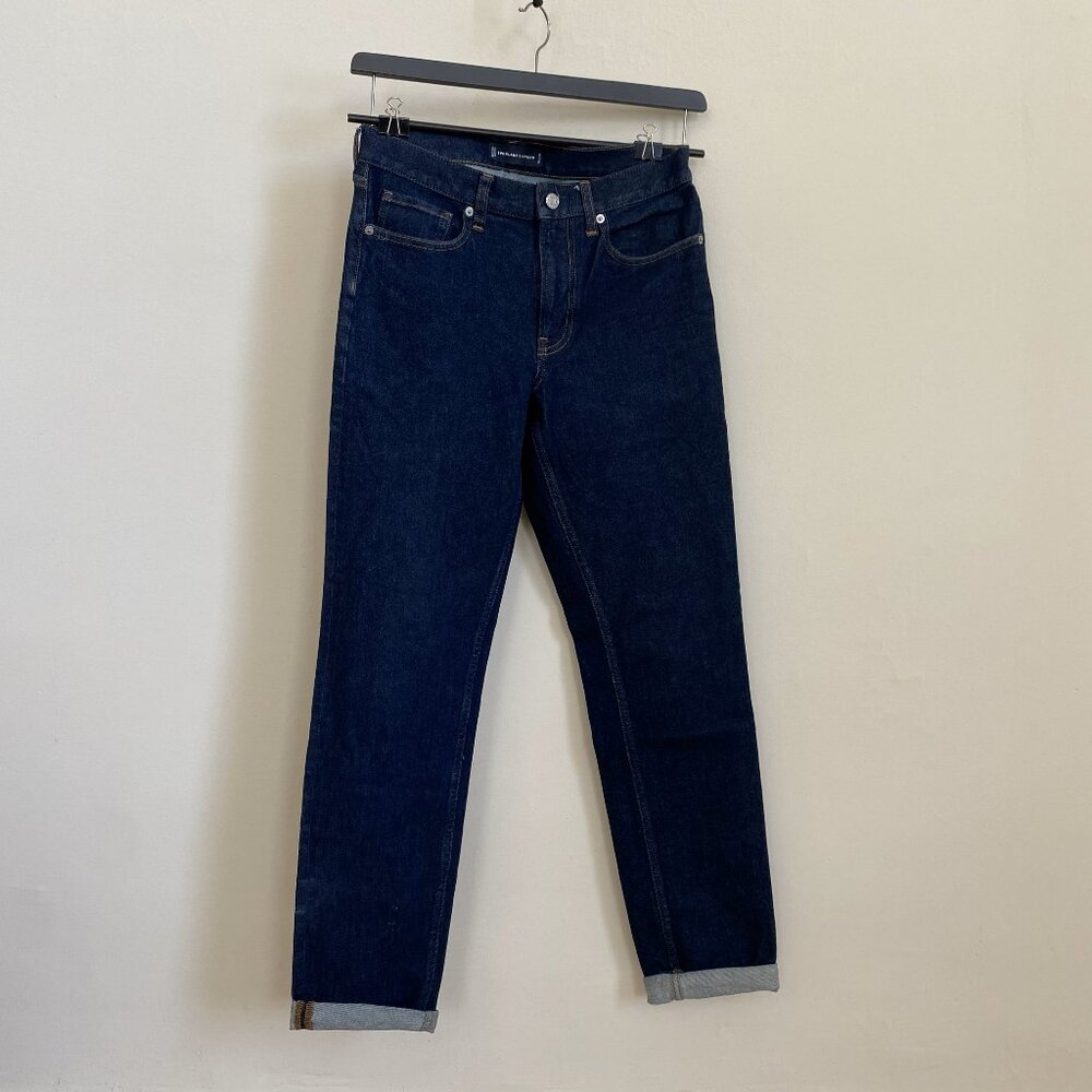 Everlane "Slim 4-Way Stretch Organic Jean | Uniform" Blue - Size 28" x 32"